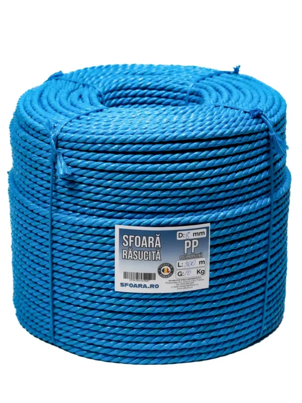 Sfoara rasucita PP - 8mm